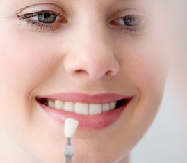 woman smiling