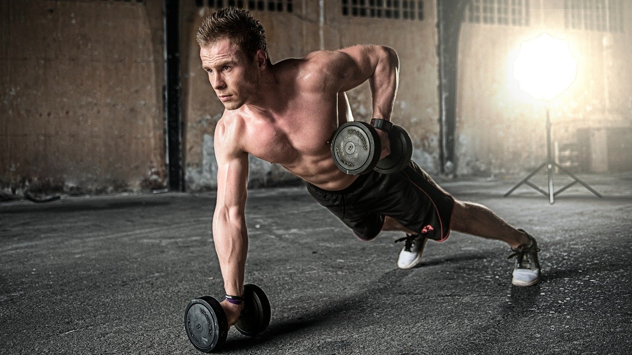 gym dumbell workout